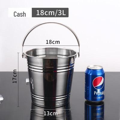 ZISIZ Stainless Steel Ice Bucket