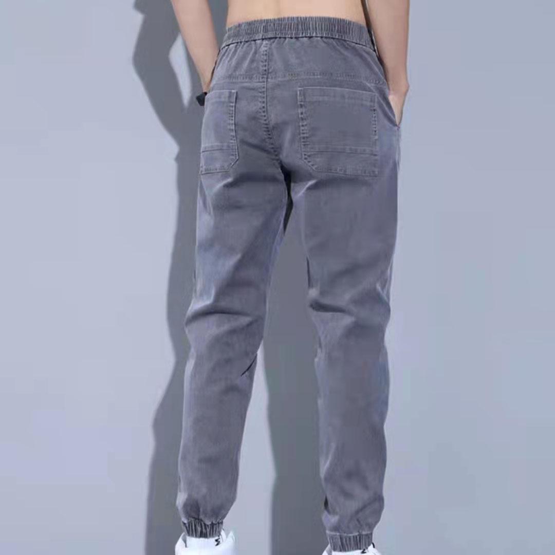 S-5XL Мужская уличная одежда Брюки-карго в стиле хип-хоп Мужские джинсы Длинные джинсовые — фото 6