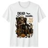 Dead Inside But Cozy Skeleton Halloween Unisexs Unisexs Graphic Tee