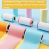 9 Rolls of Thermal Printer Paper Just 3 Rolls of Adhesive 57 X 30 mm Mini Printing Paper Rolls Printable Stickers Compatible with P1 Mini Printer Per