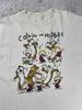 T-shirt vintage anni '90 con fumetti di Calvin and Hobbes VN1991