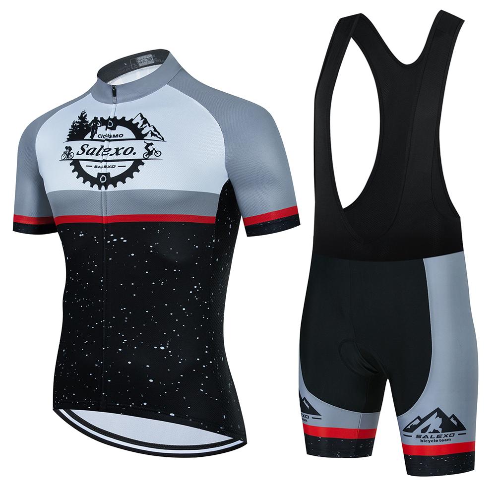 2026 Summer Breathable Cycling Suit Set Ropa Ciclismo Hombre Summer Men Short Sleeve Cycling Jersey Set Triathlon Bib Shorts Suit Bike Uniform