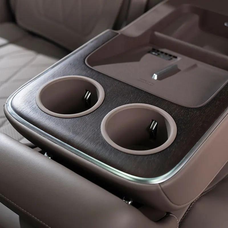For AITO M9 Five Seat Rear Row Water Cup Silicone Pad Anti slip Odorless Waterproof Dedicated Car Interior Modified Accessories