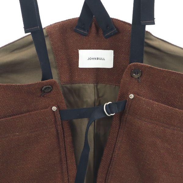 unused Johnbull wool tweed Best F Brown Men's Used