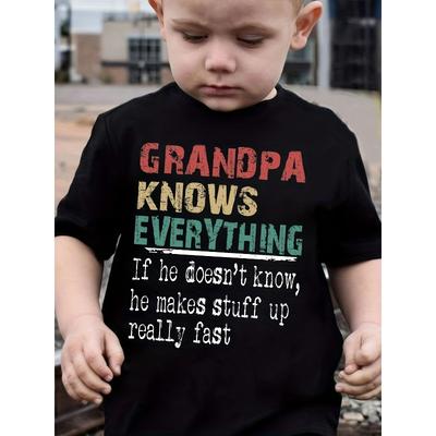 Taglie Europee Primavera Estate Moda Bambino T-shirt per Bambini. T-shirt Carina a Maniche Corte con Stampa di Lettere Top Casual Versatile