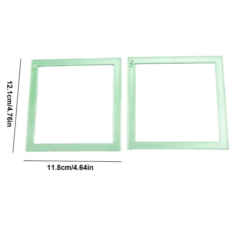 2Pcs DIY Grid Alignment Frames Multi-Specification Diamond Painting Guide Tool