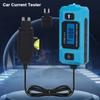 Tester di Corrente per Veicoli Strumento Diagnostico Display LCD Retroilluminato Tester di Rilevamento Guasti 0,01A~19,99A Analizzatore di Perdite