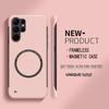 Ultra Thin Hard PC Magnetic Frameless Case for Magsafe Samsung Galaxy S25 Ultra S24 S23 S22 S21 S20 FE Plus Note20 Scrub Cover