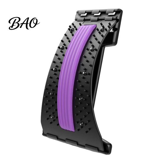 Spine Decompression Massager Lumbar Stretcher Back Stretcher, Adjustable Lower Pain Relief with Magnetic Therapy Relaxation Tool & Massage Points,