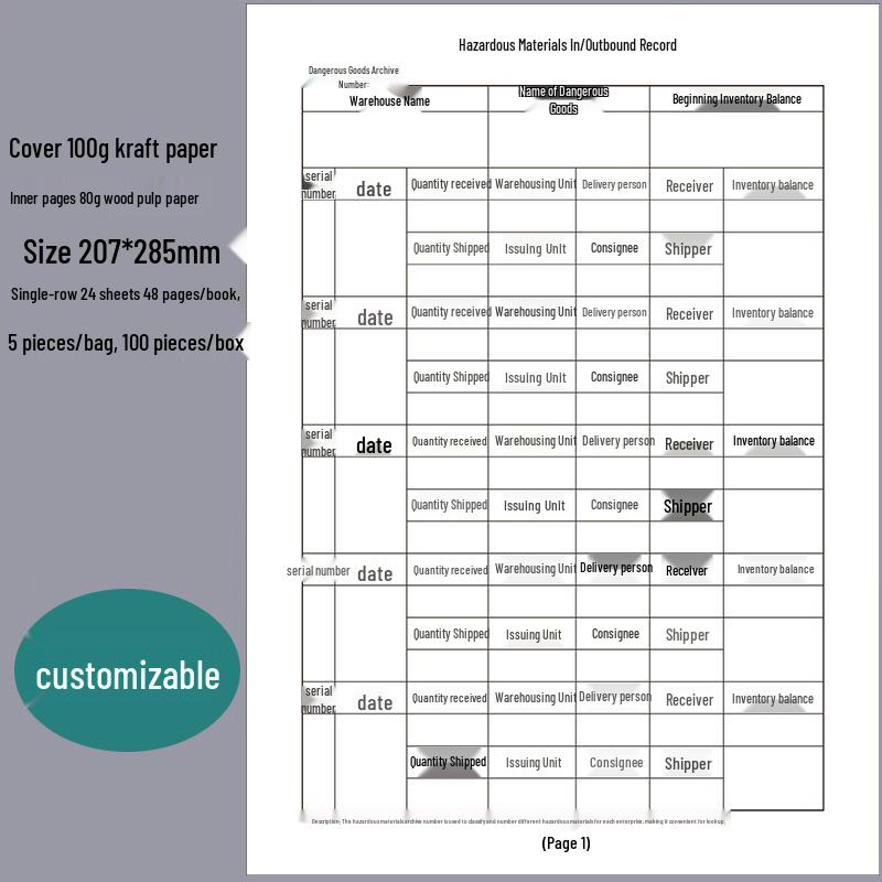 Customizable Equipment Maintenance & Operation Logbook for Workshop Machines