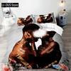 African American Black Girl Magic Duvet Cover Full Size Comforter Quilt Cover Inspirational Gifts For Women2 Pillow Cases 3PCS