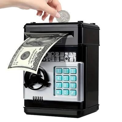 Elektroniczny sejf skarbonka na hasło sejf automatyczny bankomat na gotówkę monety skarbonka zabawka na urodziny dla dzieci prezent na Boże Narodzenie