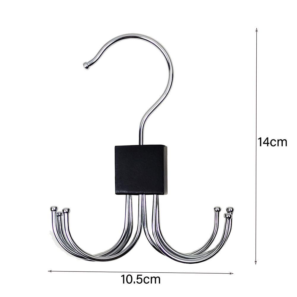 Rotatable Six-Claw Hook Hanger for Hats, Coats, Bags, Scarves, and Belts