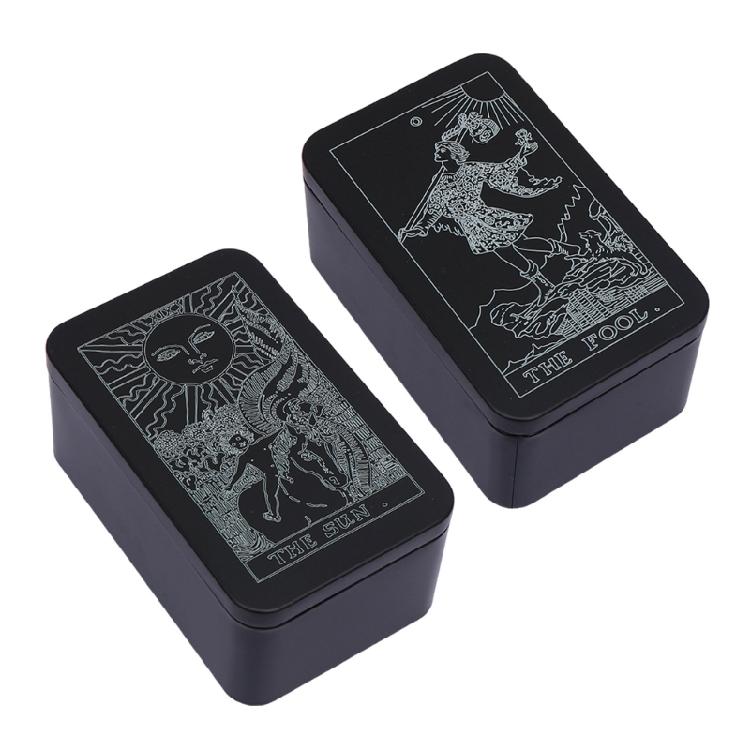 Rectangle Money Coin Carry Box Small Tarots Organizers Jewelry Key Storage Box
