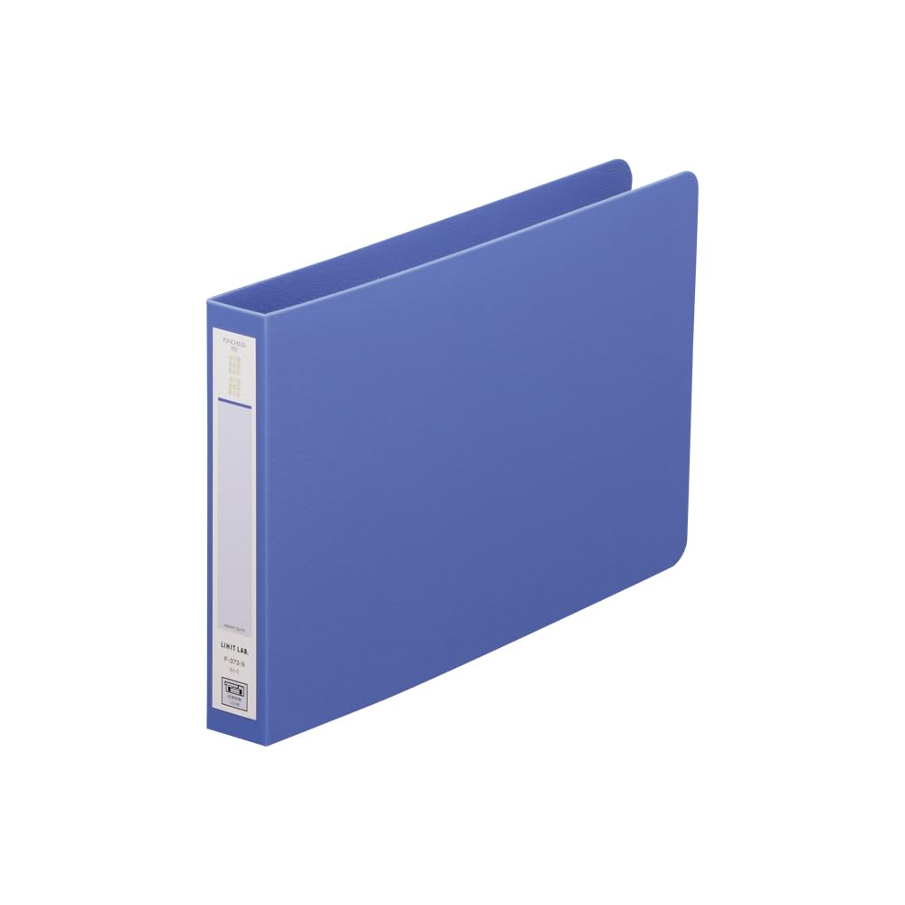 LIHIT LAB Punchless File B6E Indigo, 10-Pack, F373-9_10