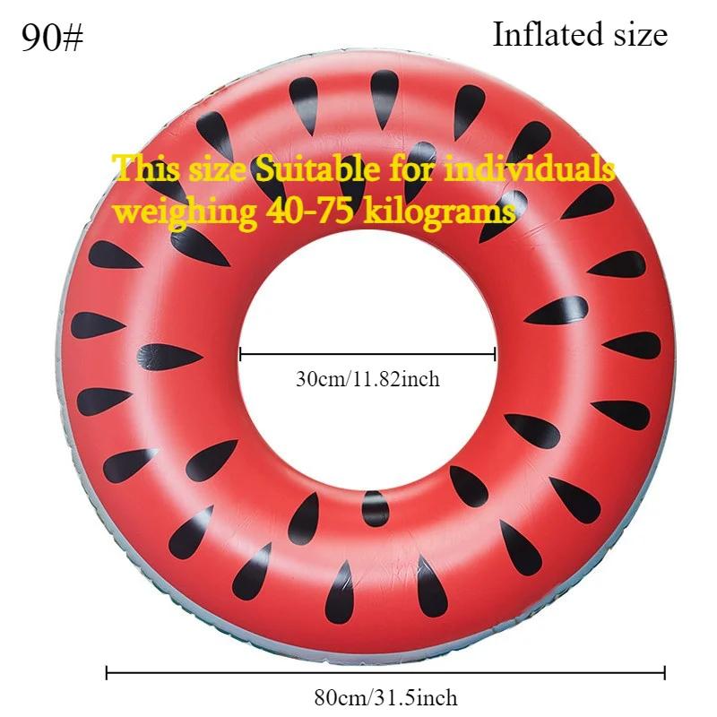 

Надувной плавательный круг в форме арбуза - Прочный ПВХ, Идеально подходит для вечеринок у бассейна и зимних развлечений, Отличный рождественский подарок