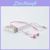 Generic Zipper Earphones With Microphone For Mobile Phones And Mp3 Devices