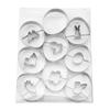 5/8/9pcs Cookie Cutter Mould Set Stainlness Steel Mini Cookies Sandwich Biscuit Baking Molds Cake Decoration Tools Easter Gift