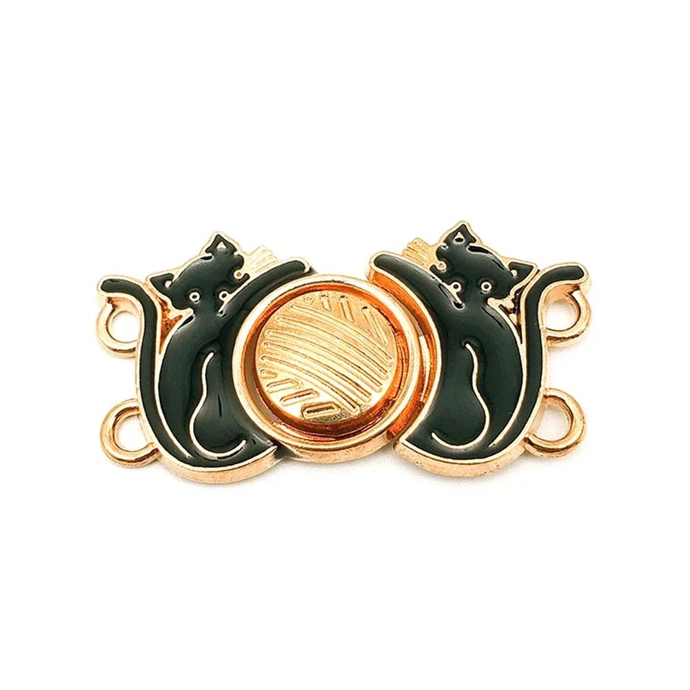 Flowers/cats Pants Tighten Waist Brooches Buckle Pins Waist Clip Adjustable Snap Detachable Button for Jeans Dress
