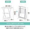 [Limited Edition Package Design] Tenma Double-Adjustable Clothes Drying Rack, Tool-Free Easy Assembly, Indoor Laundry Dryer with Connecting Bar for In