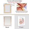 Square DIY Natural Wooden Pictures Frame For Wall Canvas 30X30 40X40 Frame Diamond Painting Large Size Picture Poster Wall Frame