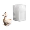User Friendly Silicone Mold Duck Shape Plant Pots Resin Casting Produces Detailed Containers Candle Stands Clear Finish