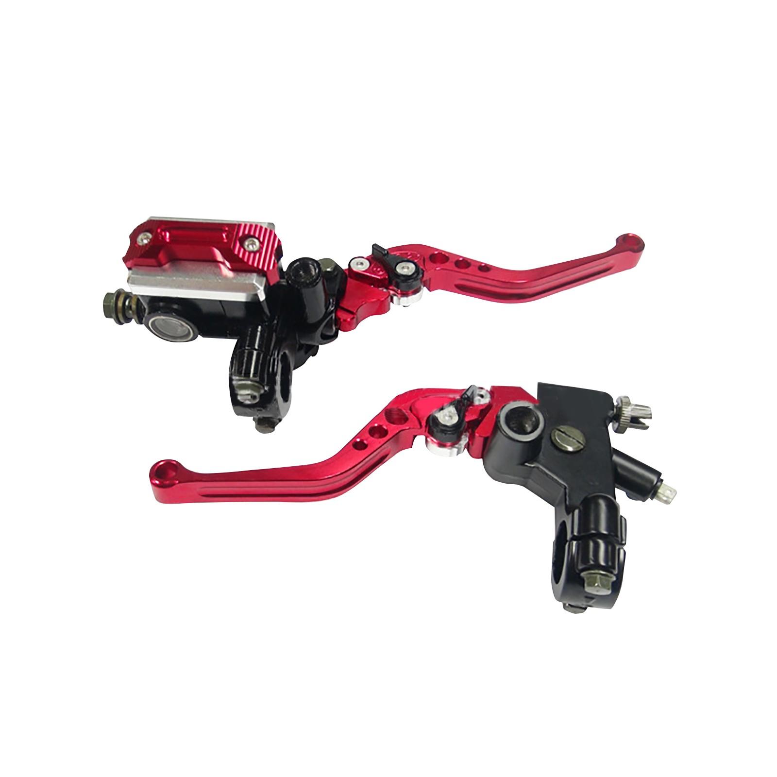 

4-цветный универсальный мотоциклетный главный цилиндр, рычаг топливного бака, рычаг тормозной муфты красный