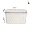 Refrigerator Preservation Storage Box Drain Basket Storage Containers Sealed Box Vegetable And Fruit Drain Box Organizer