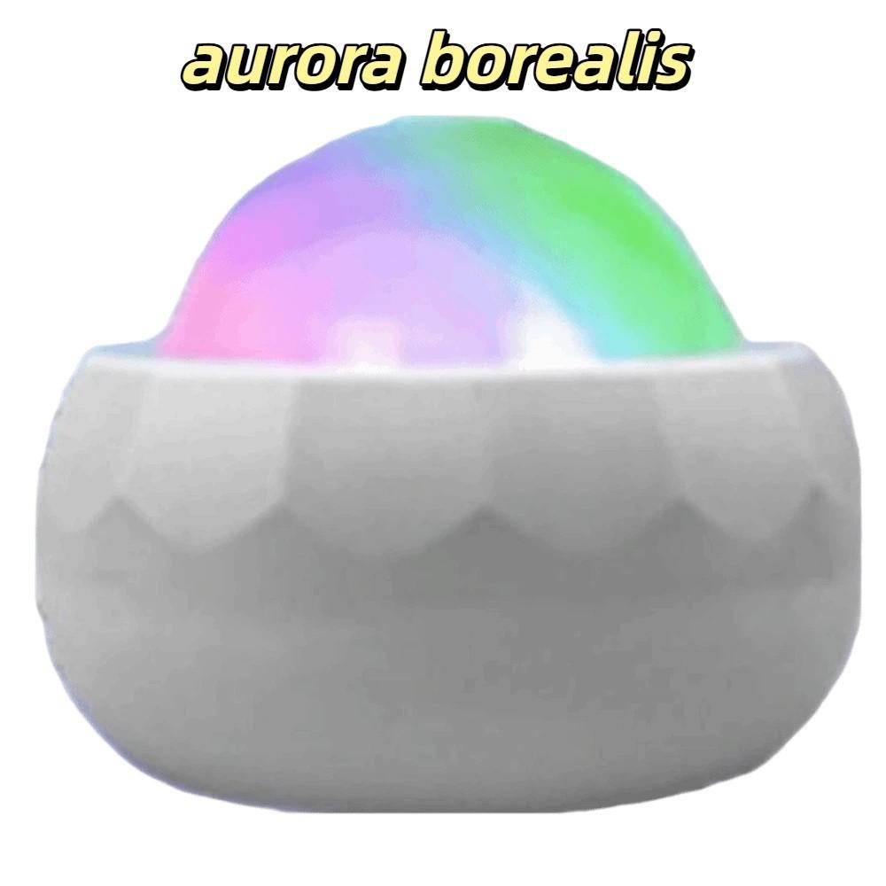 LED Light Starlight Projector Colorful Light Water Ripple Effect Starry Sky Projector Glowing Lamp Iridescent Light Aurora Lamp