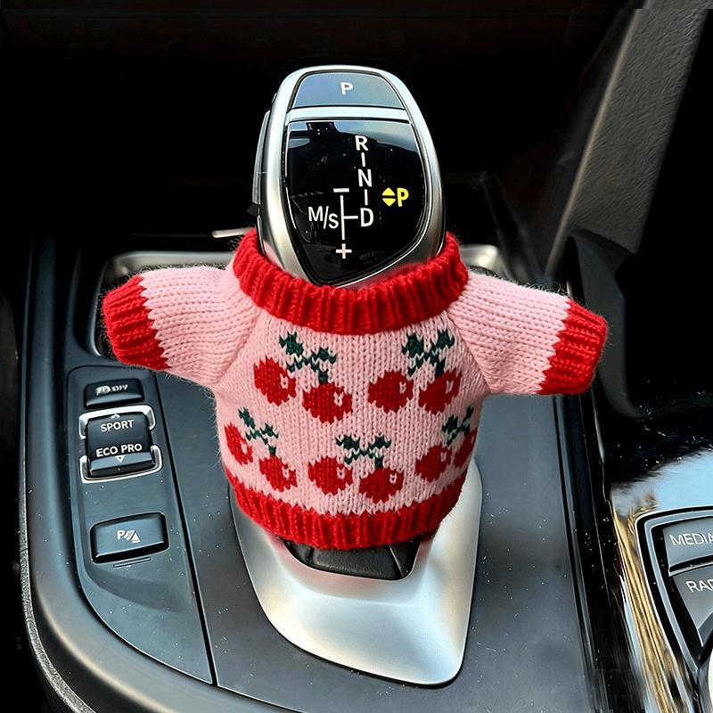1pc Fit for Most Gear Shift Cover -Knit Cover Suitable for Manual Transmission Shifter,Steering Column,Car Interior (Compatible)