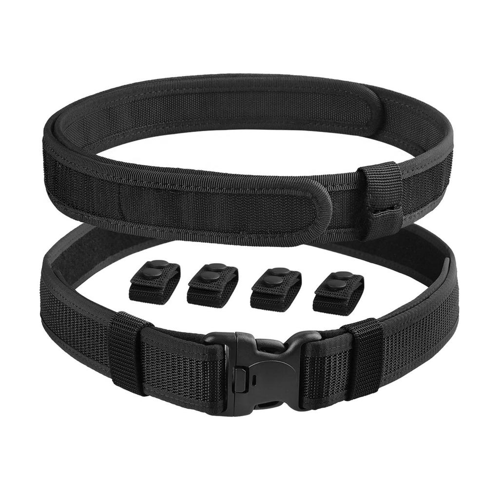 Double-Layer Tactical Belt: Thickened, Multi-Functional for Outdoor Training and Military Use