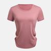 Womens Quick-Dry Short Sleeve Crop Top T-Shirt Running Gym Yoga Summer Sportswear Loose Fit