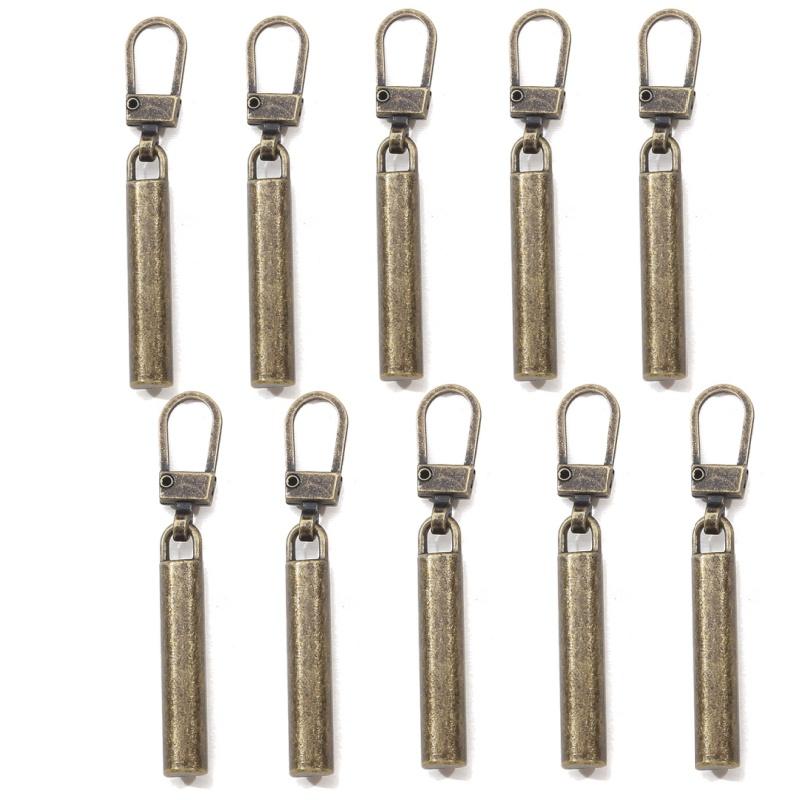 10 STÜCKE Sofortiger Reißverschluss Universal Sofortige Reparatur Reißverschluss Reparaturset Ersatz Reißverschluss Schieber Zähne Rettung Neues Design für DIY Nähen