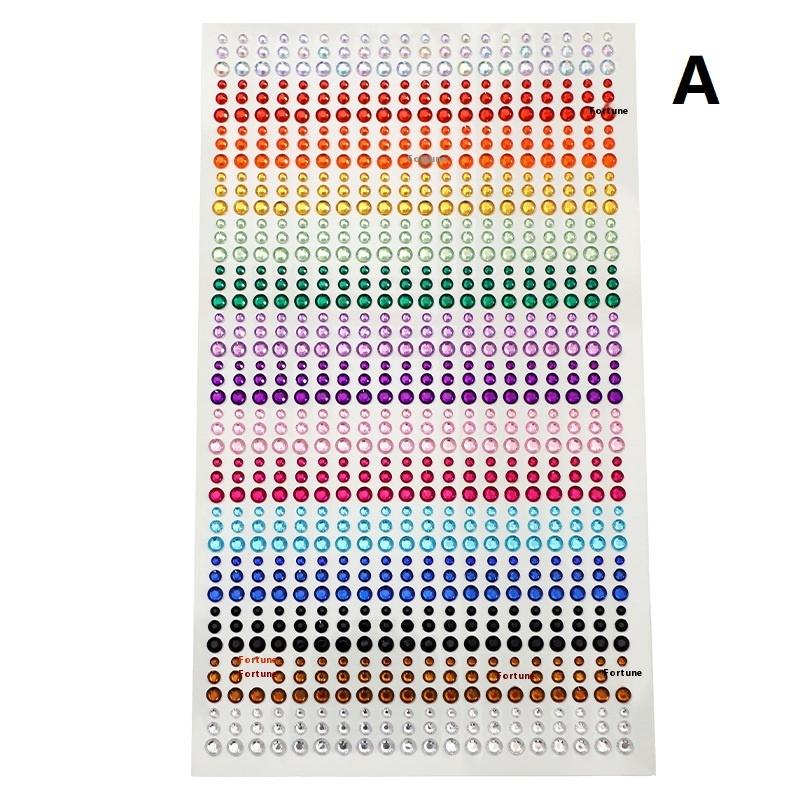 Göz Yüz Vücut Elmas Dövme Çıkartmaları Renkli Simli Rhinestone İnci Çıkartma Parti Makyajı İçin Yüz Dekalı Mücevher Aksesuarı