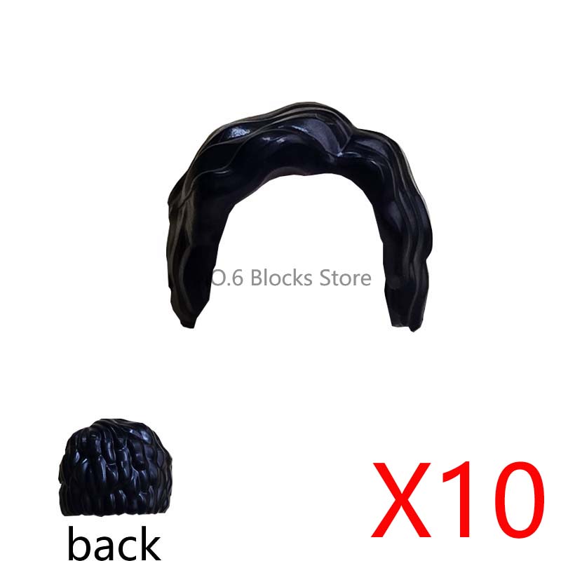 City Building Blocks Body Character Clothing Head Face DIY Parts Hair Expression Accessories Figure Headwear Helmet Bricks Toys