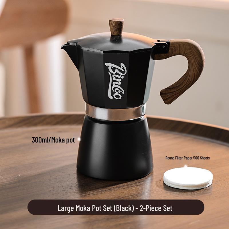 Bincoo Elektrický moka konvička Espresso kávovar - Malý italský kávovar pro domácnost