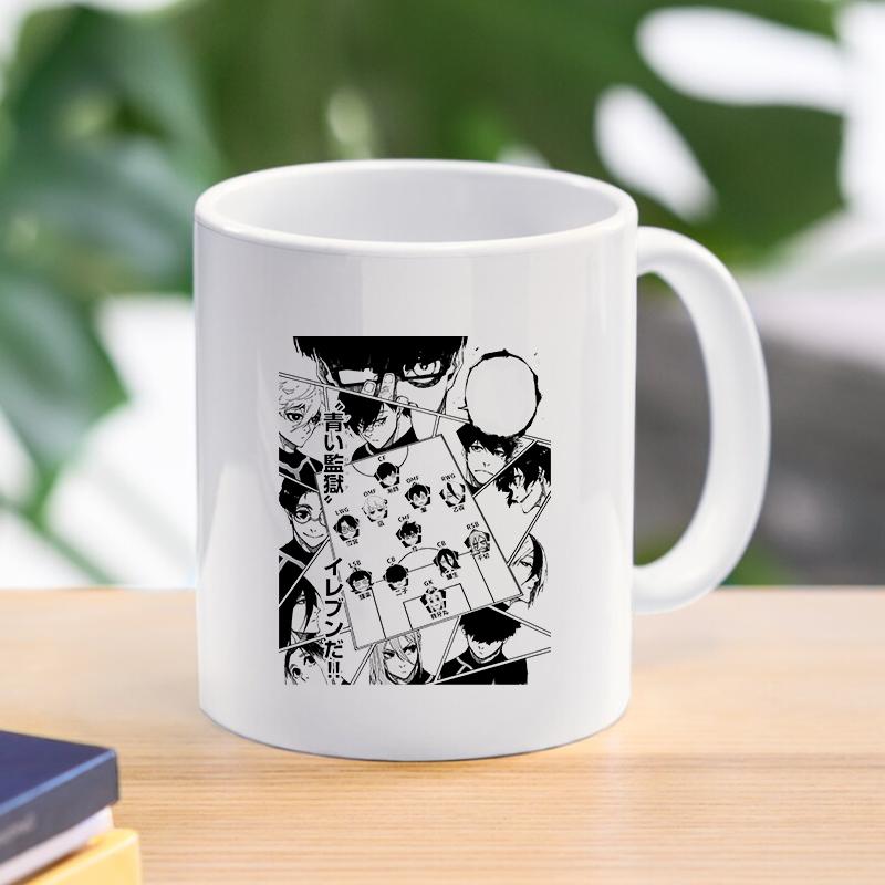 

Кружка Blue Lock аниме Isagi Yoichi Nagi Seishiro молочная чашка 300 мл милый мультфильм завтрак керамическая чашка для воды детский подарок 5