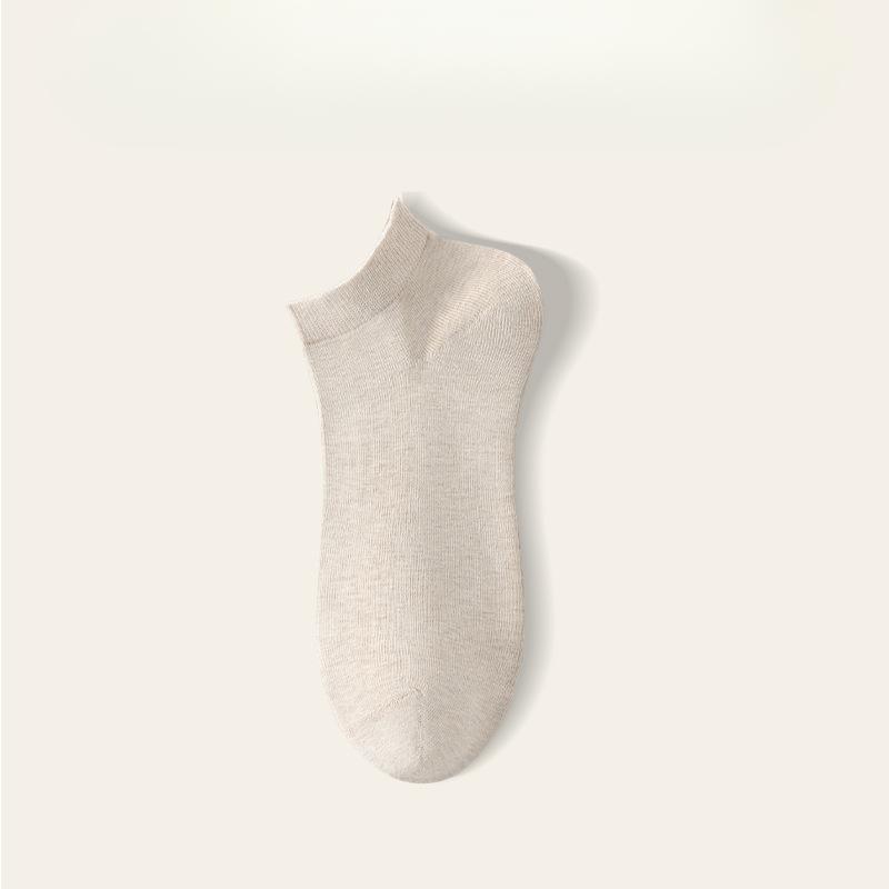 Men's Spring and Summer Cotton Invisible Antiodor Antiskid Antibacterial Anti Pilling Short Boat Socks
