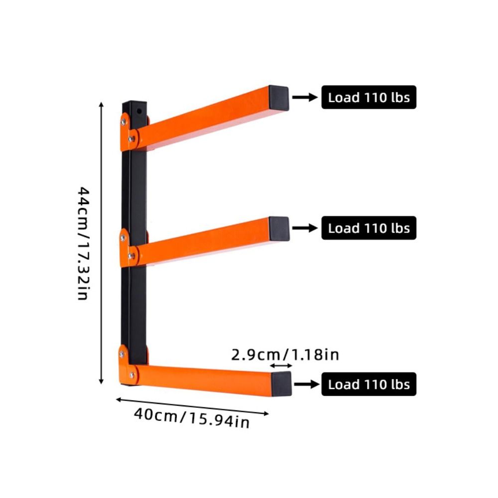 Prémiové robustní regály na dřevo Nástěnné úsporné regály na dřevěné špalky Skládací nastavitelný organizér na dřevo Garáž
