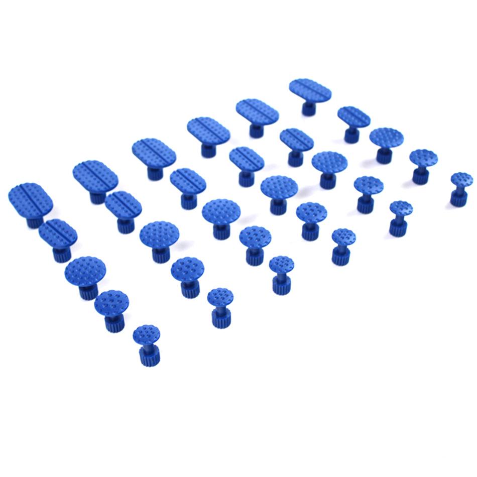 30-Piece Metal Suction Cup Car Dent Repair Tool Set with Puller Pad