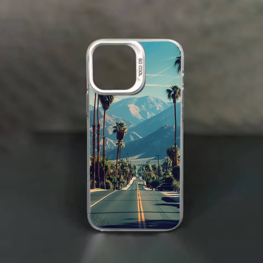 Travel Los Angeles California phone Case for iPhone 17 11 12 Pro Max Plus Mini Air SE  16e 14 15 16 13 Soft Shell