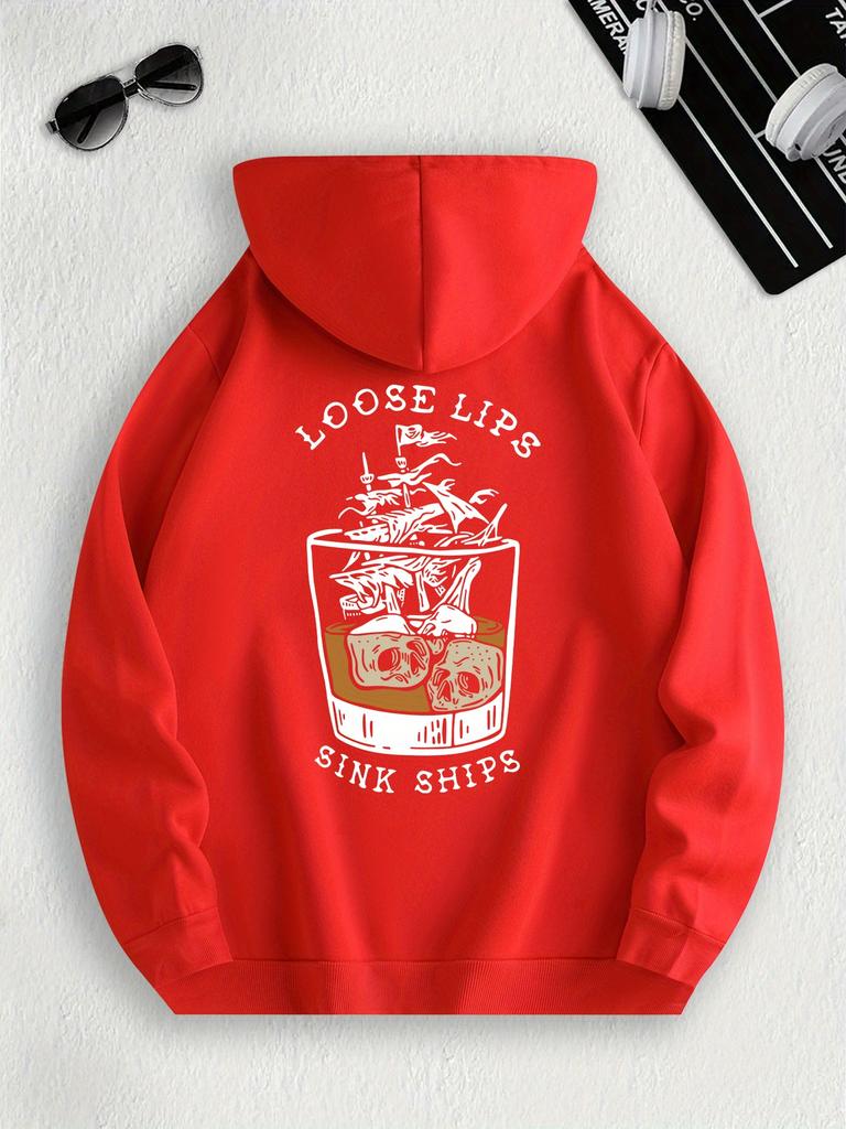 Men's Casual Hooded Sweatshirt  Unisex Clothing Relaxed Fit Breathable Fabric Pullover Hoodie Streetwear Lovers