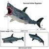 Marine Animal Simulation Model Figures: Shark, Dolphin, Hammerhead, Crab, Squid, Starfish for Kids' Education