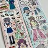 35Cm Cute Tape For Scrapbooking Cute Cartoon Sticker Roll Girls' Daily Life Diy Mobile Phone Luggage Motorcycle Notebook