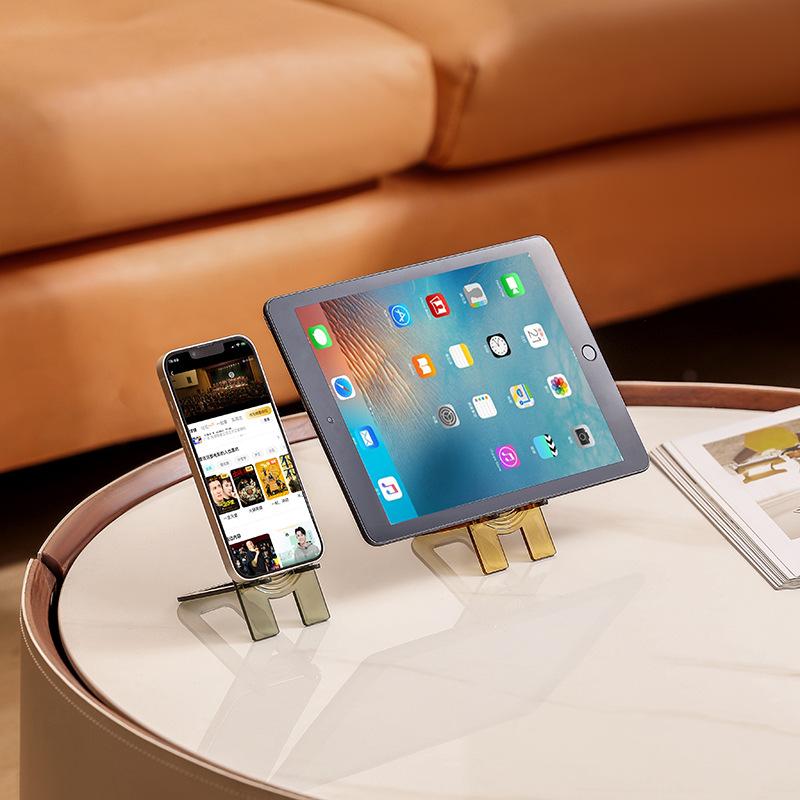 Soporte para Teléfono Móvil Soporte Perezoso para Escritorio para Teléfono Móvil Soporte para Tableta IPad Estante Fijo Universal