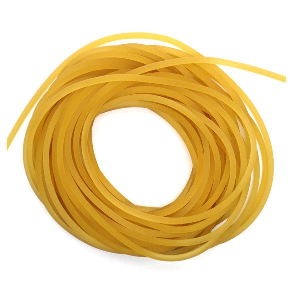 2025 2/2,2 mm Fiskegummiband Bandage 10m Knuten Linlina Solid Gummi Tennisgummiband Fiskelina