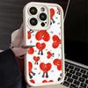 Phone Case for iPhone 17 Air 16E 15 16 Pro Max Bad Bunny Heart Cover 14 Plus 13 12 Mini Soft Shell Silicone Fundas