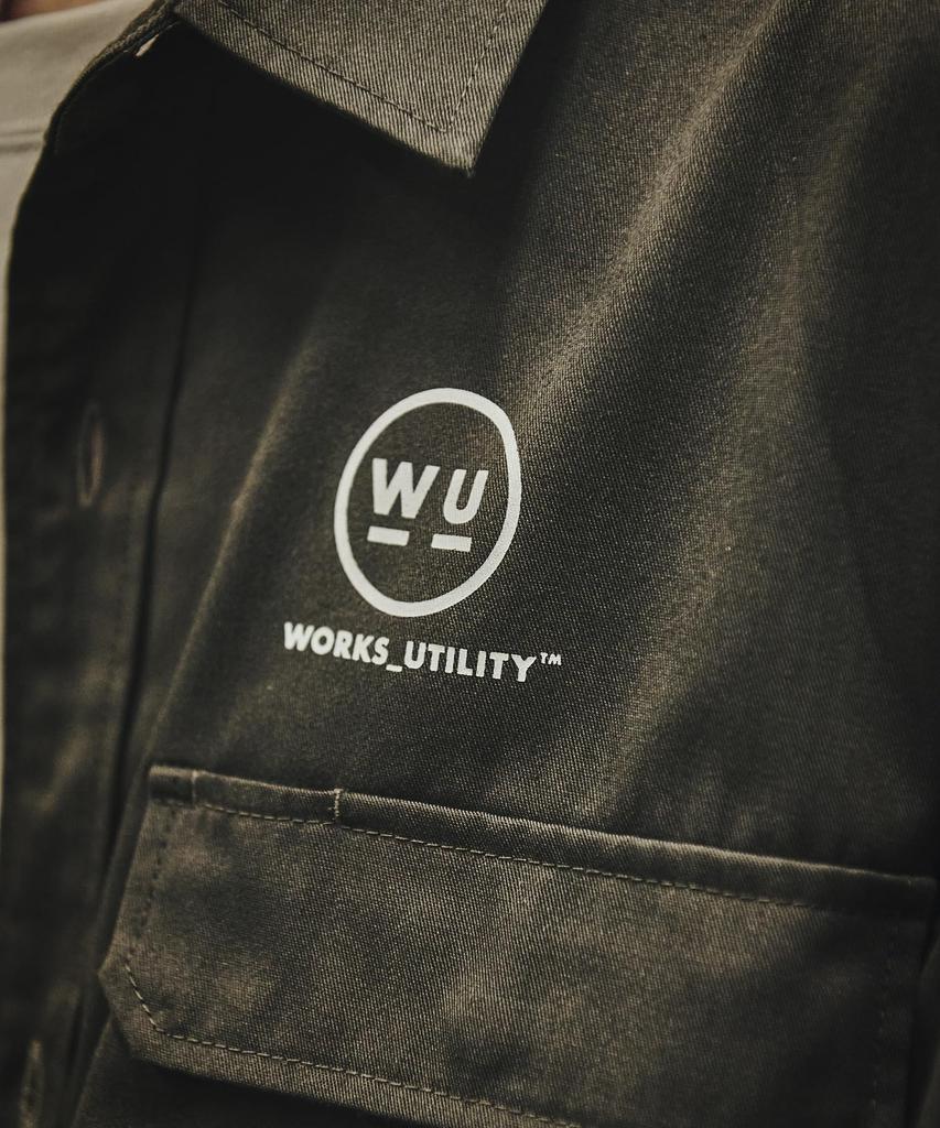 GORDON MILLER Unisex Work Shirt VIBTEX Size 1 M Size Charcoal Gray 1767072 WORKS_UTILITY (JP Equivalent)