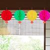 10PCS with Blessing Card Honeycomb Lantern Jagged Edges Spring Festival Pendant  Wedding