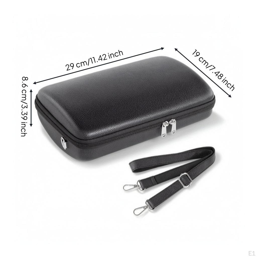 Clarinet Case HardSided with Shoulder Strap Compact for Instrumentalists, Students,